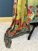 Pakistani Stitched Embroidered lawn Salwar kameez ready to ship