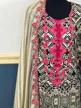 Pakistani Stitched Embroidered lawn Salwar kameez ready to ship