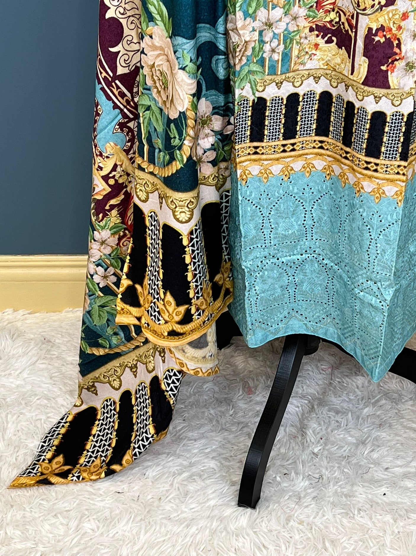 Pakistani Stitched Embroidered lawn Salwar kameez ready to ship