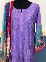 Pakistani Stitched Embroidered lawn Salwar kameez ready to ship