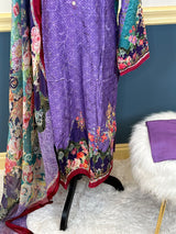 Pakistani Stitched Embroidered lawn Salwar kameez ready to ship