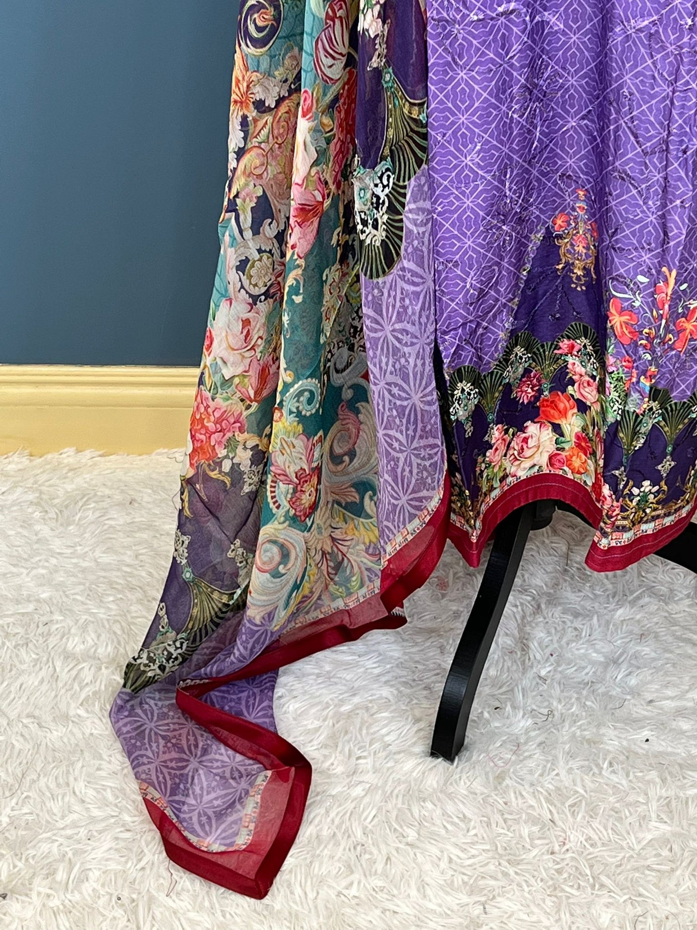 Pakistani Stitched Embroidered lawn Salwar kameez ready to ship