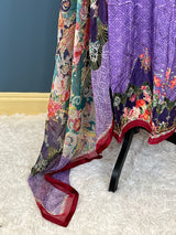 Pakistani Stitched Embroidered lawn Salwar kameez ready to ship