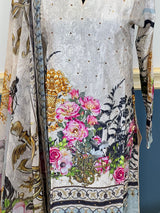 Pakistani Stitched Embroidered lawn Salwar kameez ready to ship