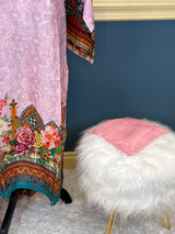 Pakistani Stitched Embroidered lawn Salwar kameez ready to ship