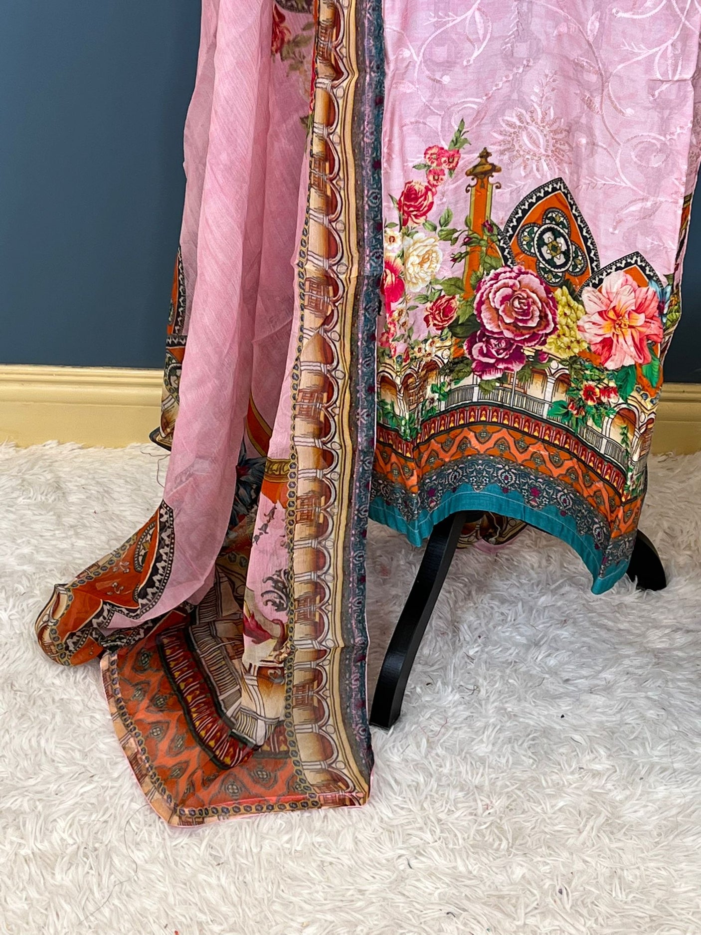 Pakistani Stitched Embroidered lawn Salwar kameez ready to ship