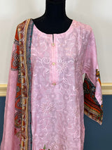 Pakistani Stitched Embroidered lawn Salwar kameez ready to ship