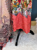 Pakistani Stitched Embroidered lawn Salwar kameez ready to ship