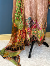 Pakistani Stitched Embroidered lawn Salwar kameez ready to ship