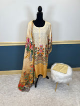 Pakistani Stitched Embroidered lawn Salwar kameez ready to ship