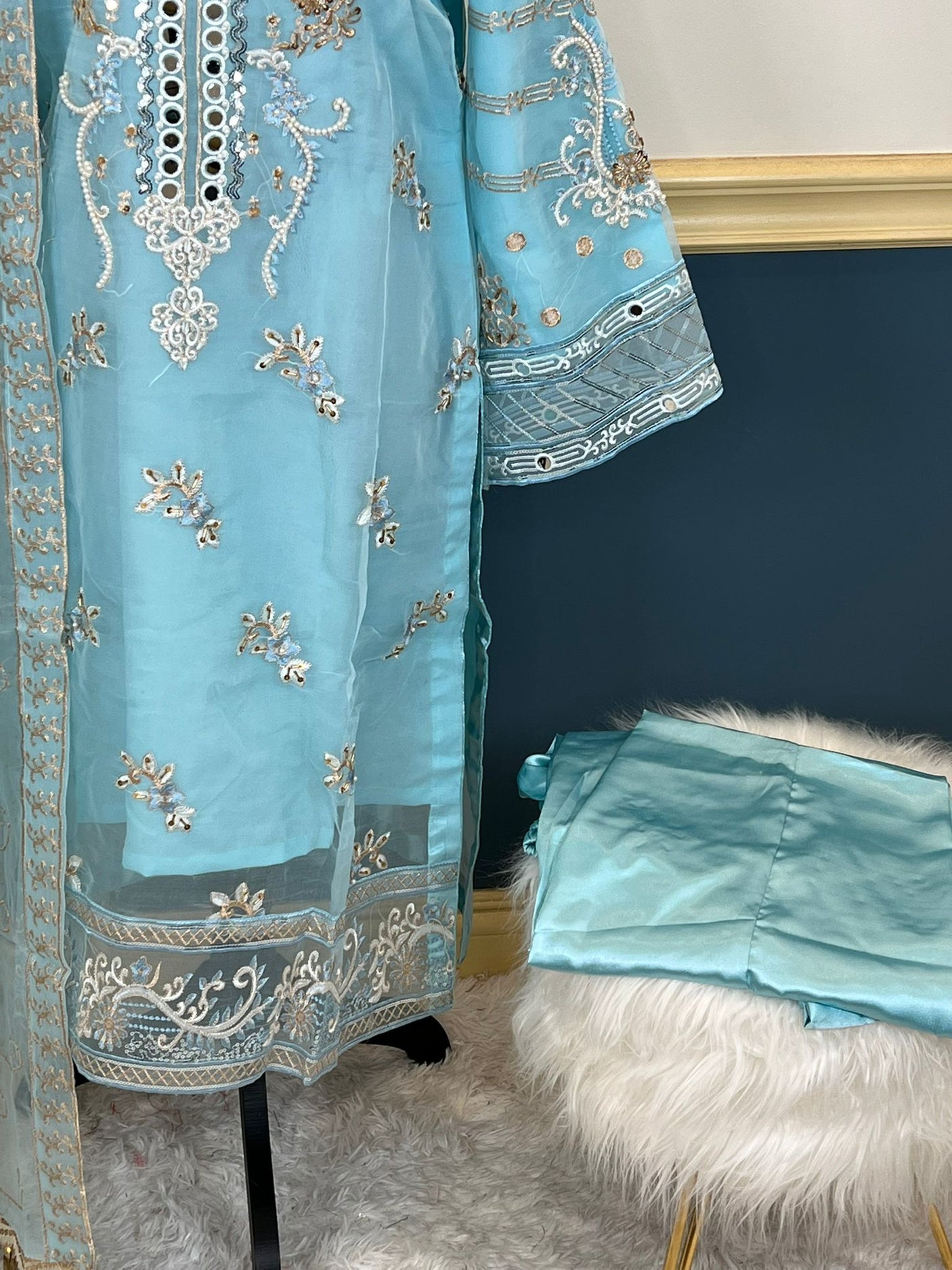 Pakistani Embroidered Party wear  Ready To Ship