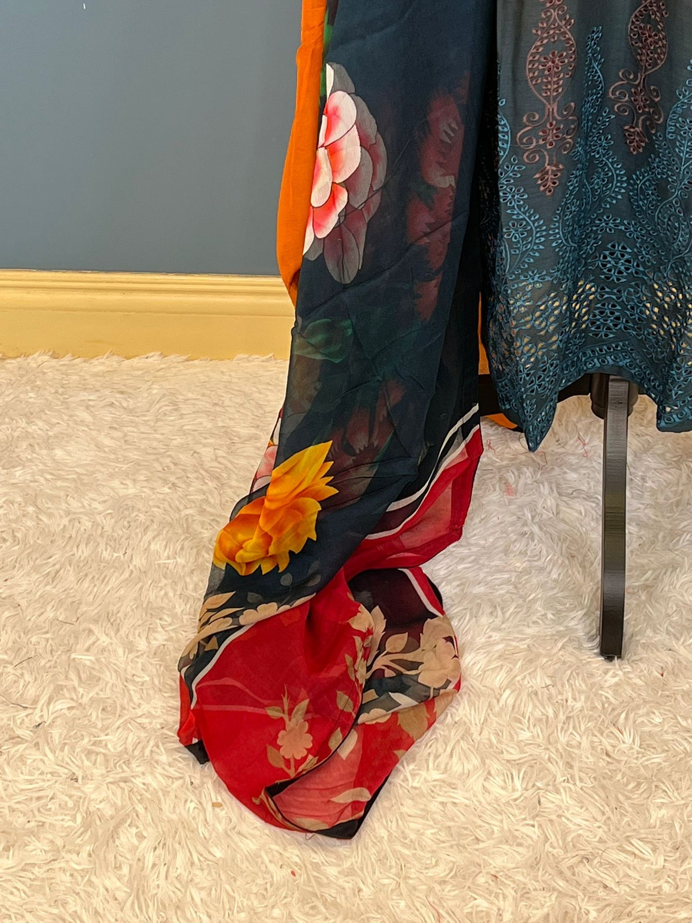 Pakistani Stitched Embroidered lawn Salwar kameez ready to ship