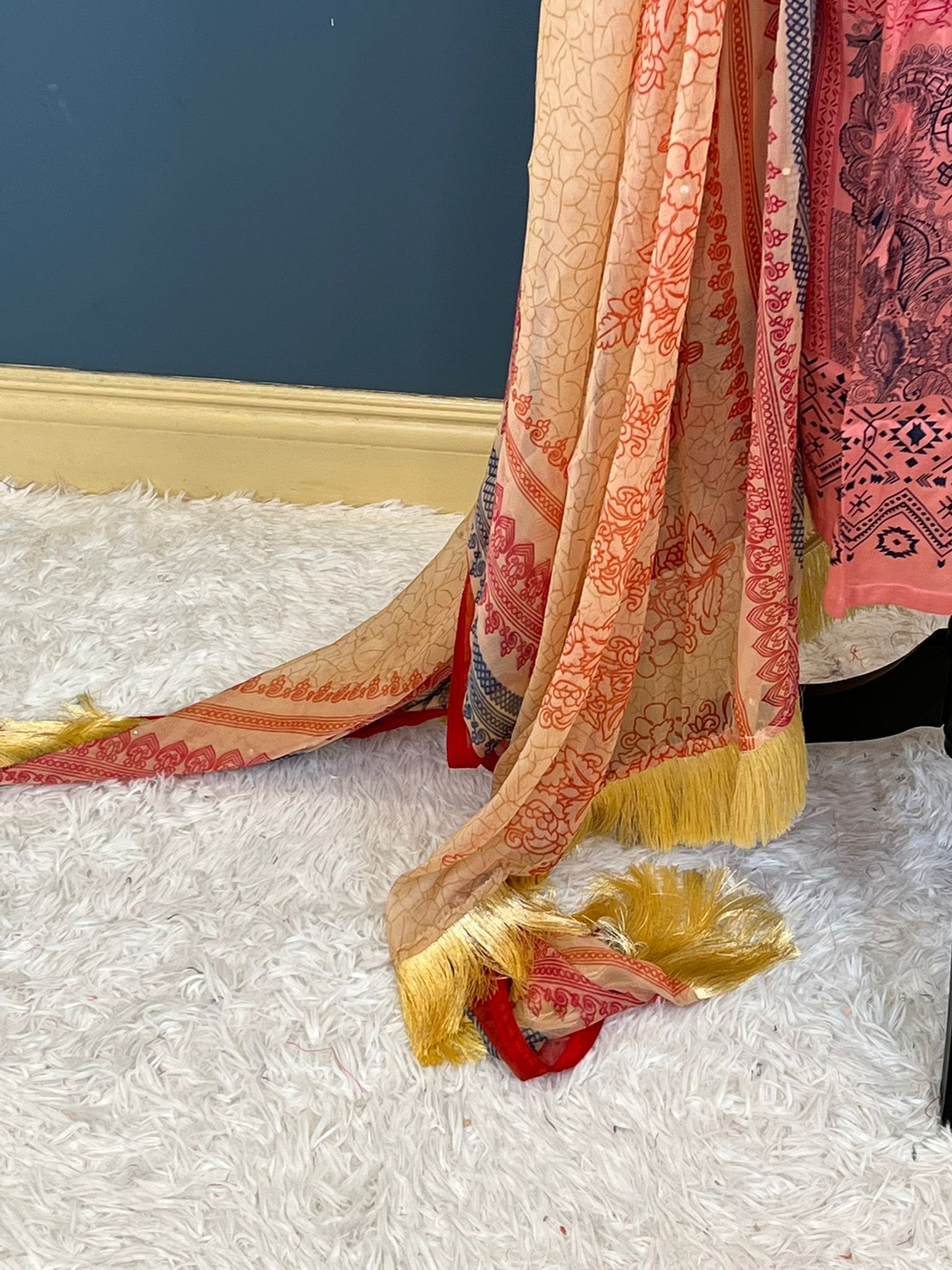 Pakistani Stitched Embroidered lawn Salwar kameez ready to ship