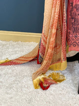 Pakistani Stitched Embroidered lawn Salwar kameez ready to ship