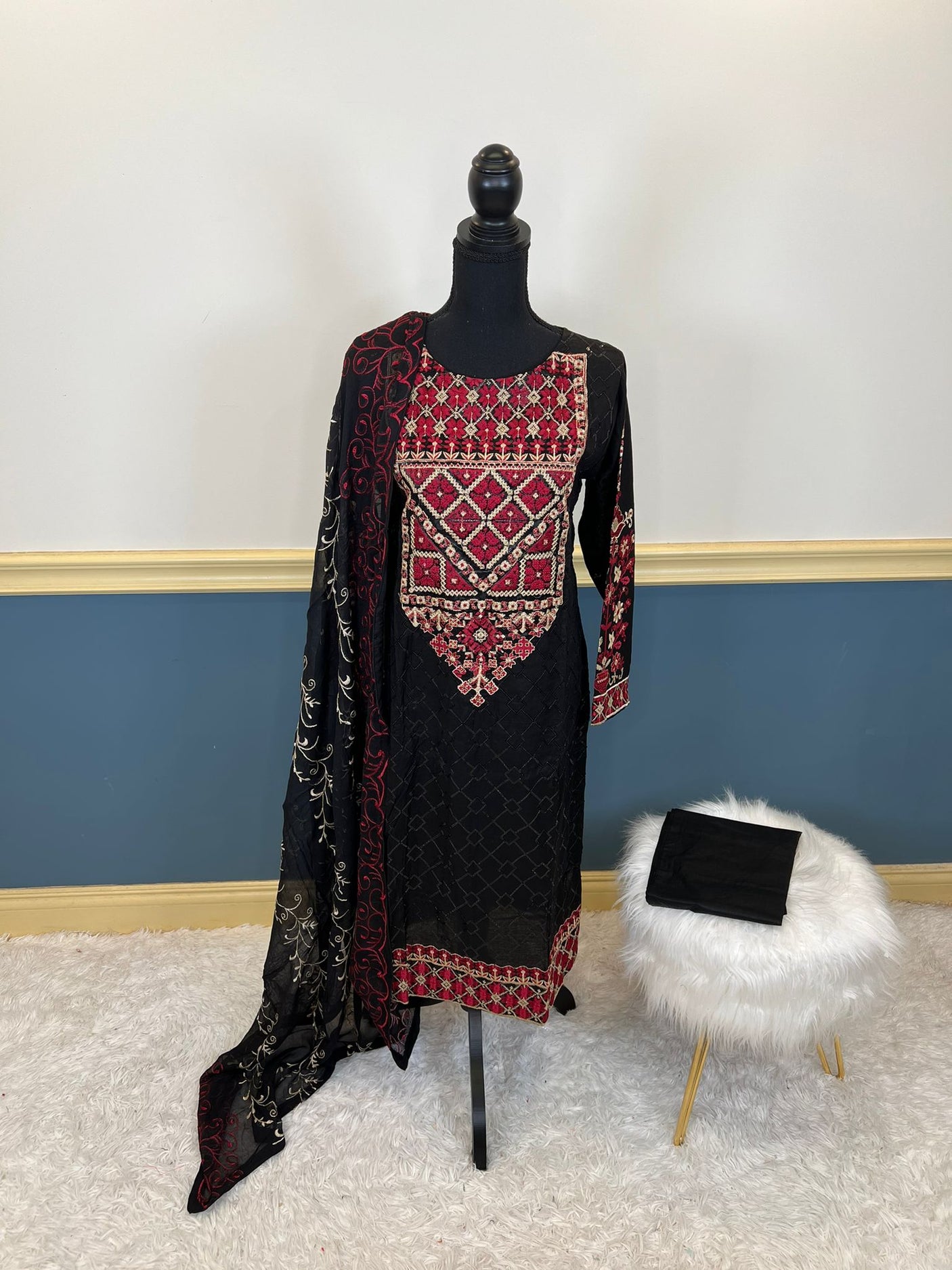 Pakistani Stitched Embroidery luxury  lawn Dresses Ready To Ship