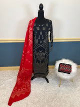 Pakistani Stitched Embroidered lawn Salwar kameez ready to ship