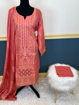 Pakistani Stitched Embroidered lawn Salwar kameez ready to ship