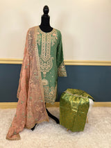 Pakistani Embroidered Party wear  Ready To Ship