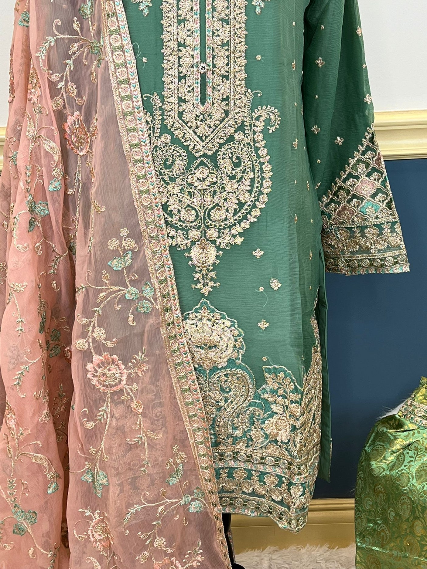 Pakistani Embroidered Party wear  Ready To Ship