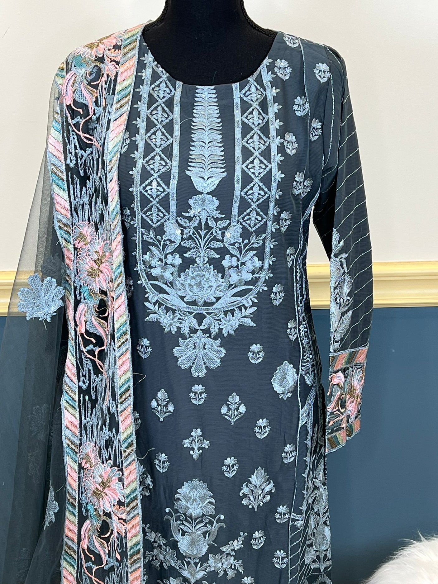 Pakistani Embroidered Party wear  Ready To Ship