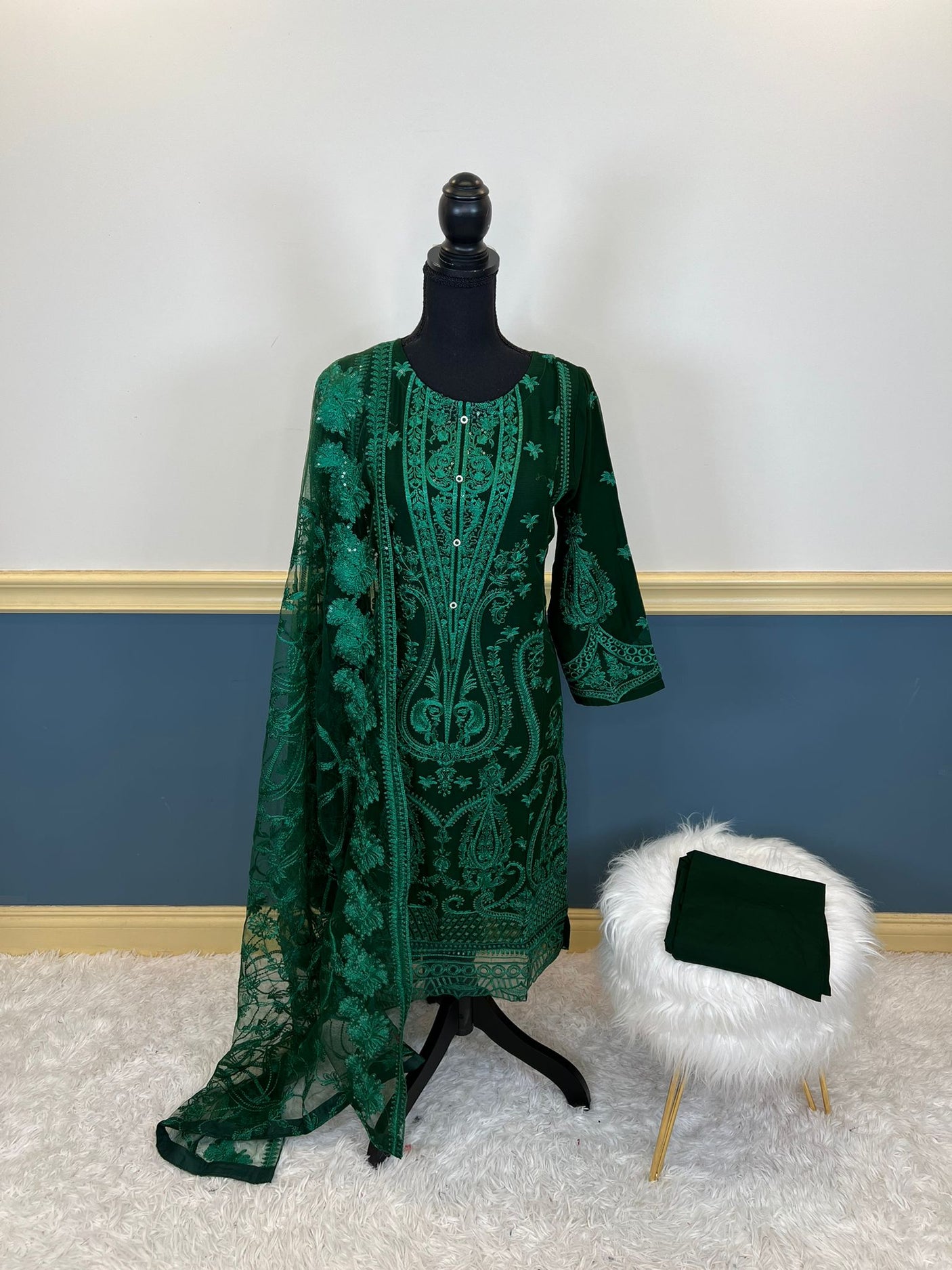 Pakistani Embroidered Party wear  Ready To Ship