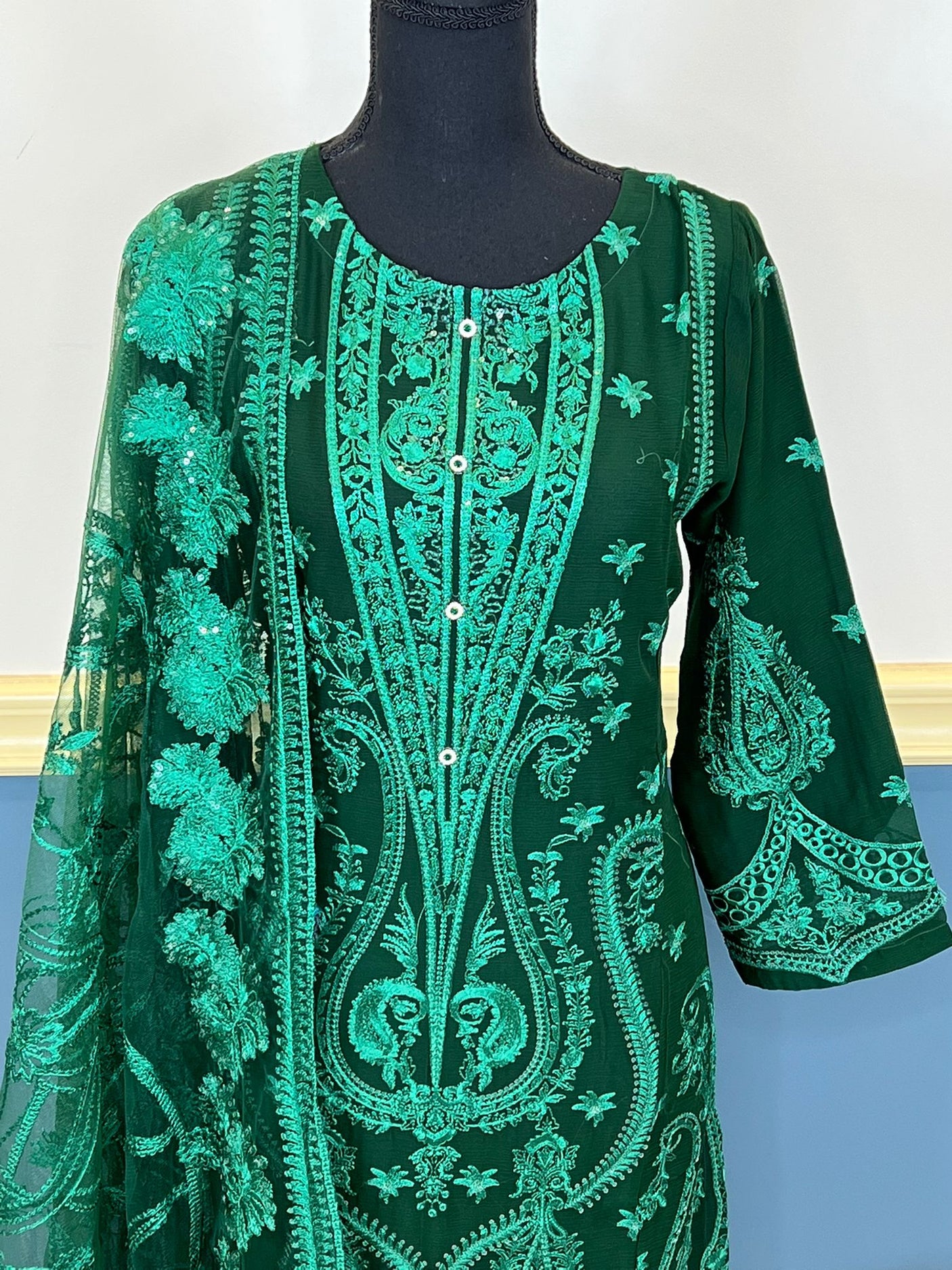 Pakistani Embroidered Party wear  Ready To Ship