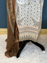 Pakistani Stitched Embroidered lawn Salwar kameez ready to ship