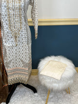 Pakistani Stitched Embroidered lawn Salwar kameez ready to ship