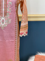 Pakistani Stitched Embroidered lawn Salwar kameez ready to ship