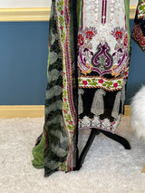 Pakistani Stitched Embroidered lawn Salwar kameez ready to ship