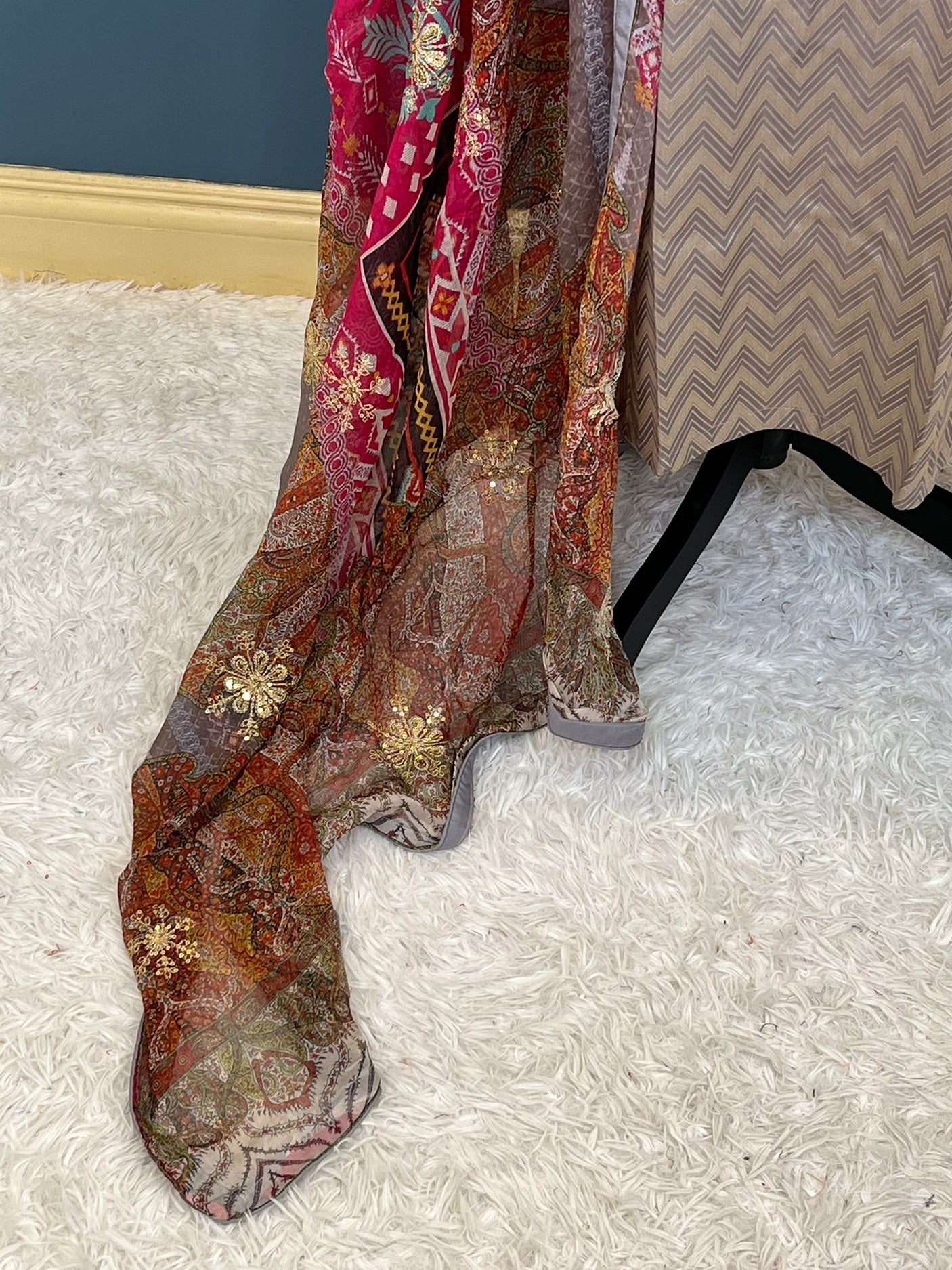 Pakistani Stitched Embroidered lawn Salwar kameez ready to ship