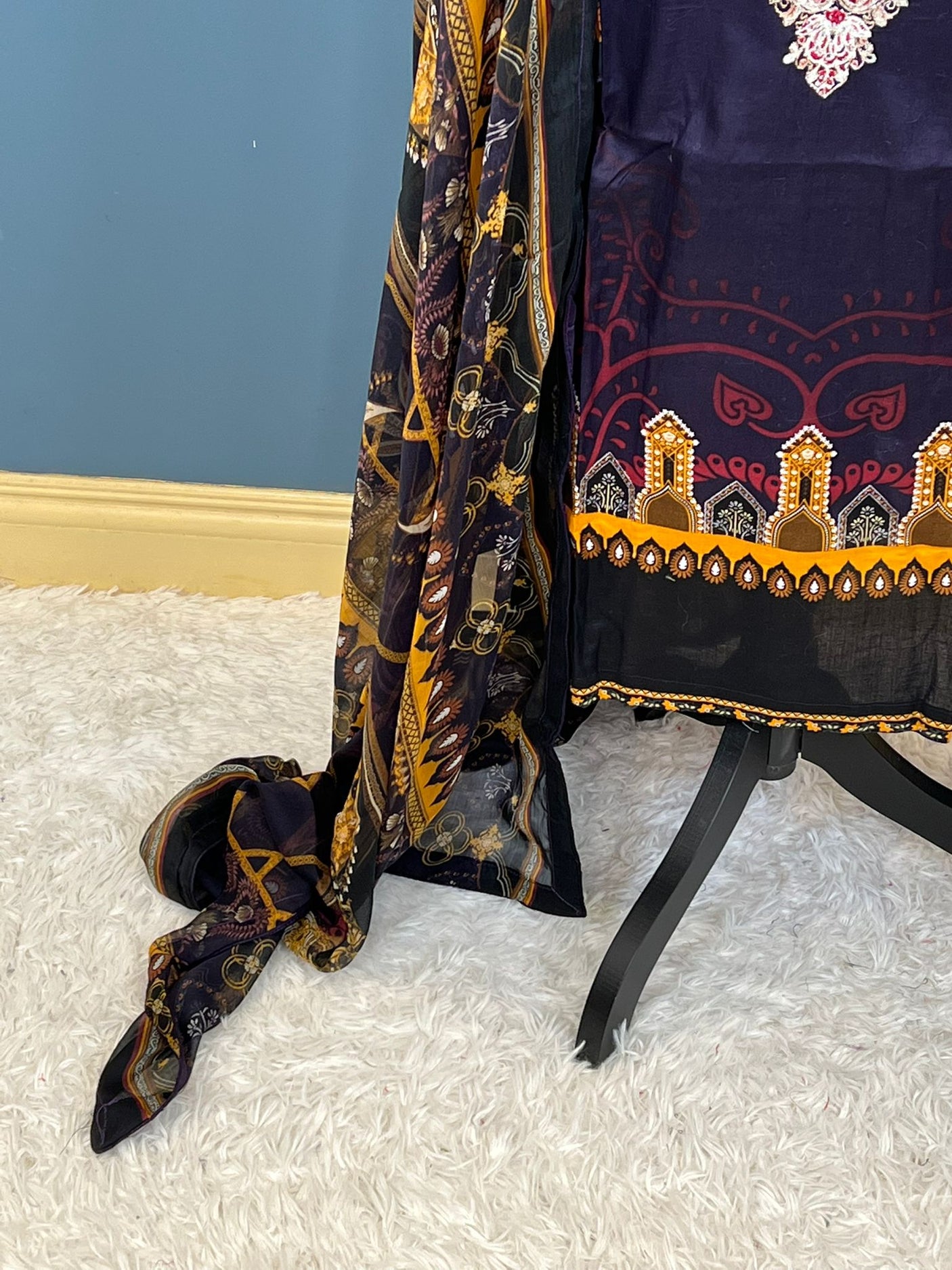 Pakistani Stitched Embroidered lawn Salwar kameez ready to ship