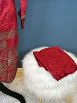 Pakistani Stitched Embroidered lawn Salwar kameez ready to ship