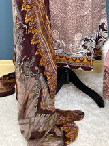 Pakistani Stitched Embroidered lawn Salwar kameez ready to ship