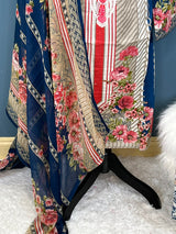 Pakistani Stitched Embroidered lawn Salwar kameez ready to ship