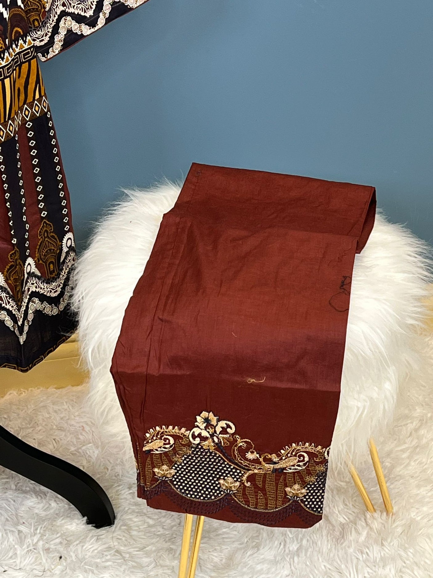 Pakistani Stitched Embroidered lawn Salwar kameez ready to ship