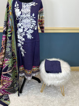 Indian Cotton Stitched Embroidery Suit Ready To Ship