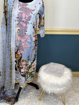 Indian Cotton Stitched Embroidery Suit Ready To Ship