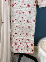 Indian Cotton Stitched Embroidery Suit Ready To Ship