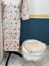 Indian Cotton Stitched Embroidery Suit Ready To Ship
