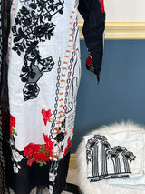 Indian Cotton Stitched Embroidery Suit Ready To Ship