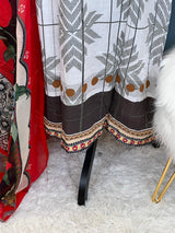 Indian Cotton Stitched Embroidery Suit Ready To Ship