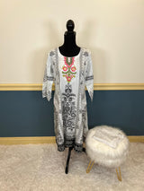 Indian Cotton Stitched Embroidery Suit Ready To Ship