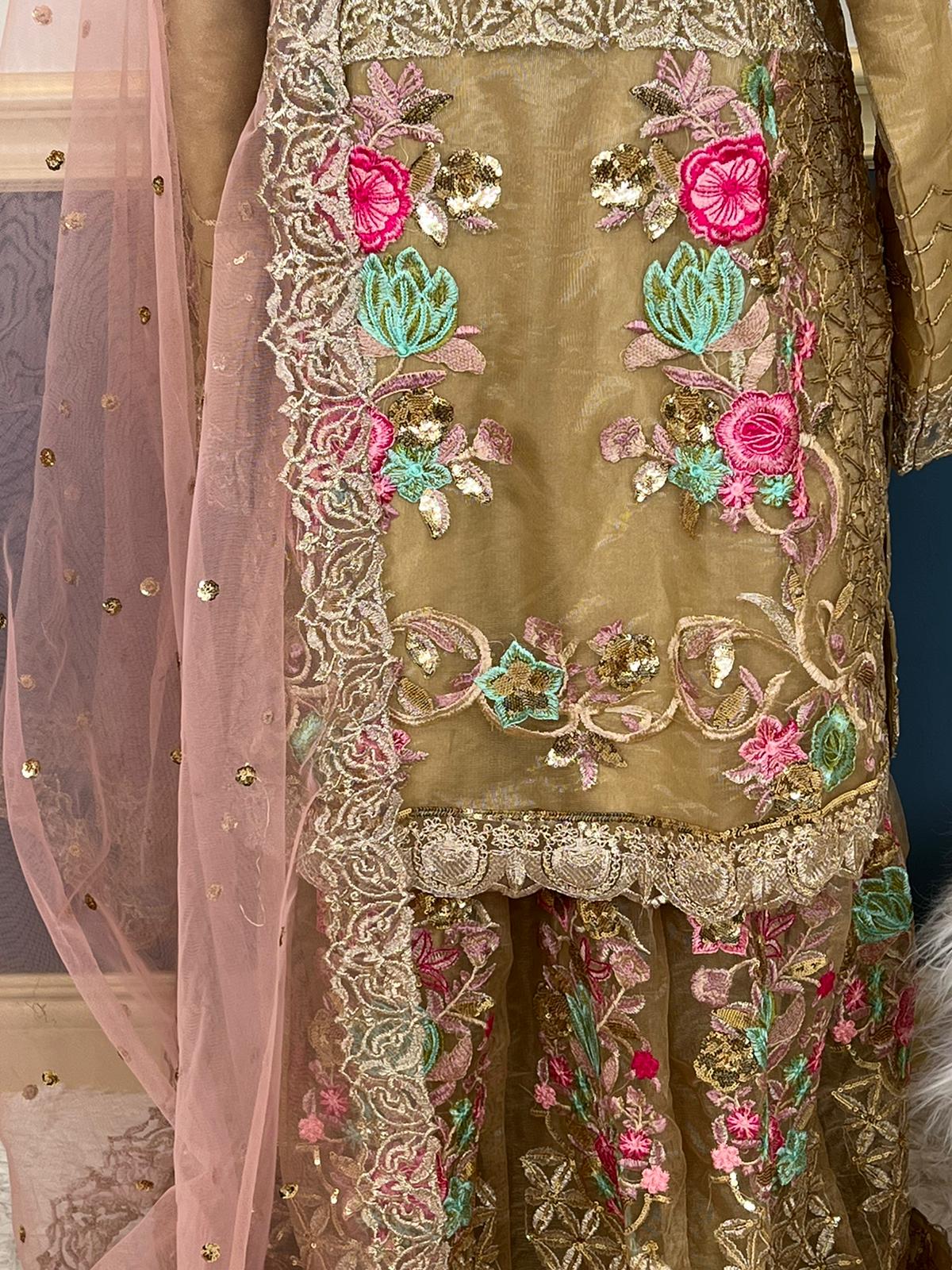 Pakistani Embroidered Party wear  Ready To Ship
