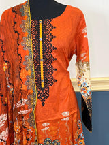 Pakistani Stitched Embroidered luxury lawn Dresses Ready To Ship