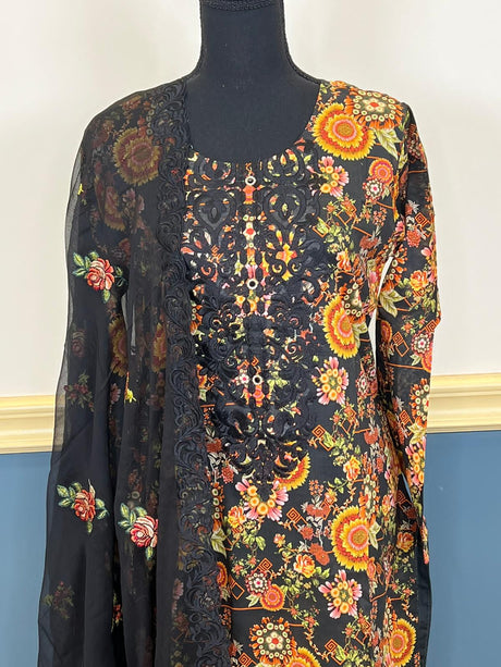 Pakistani Stitched Embroidered luxury lawn Dresses Ready To Ship