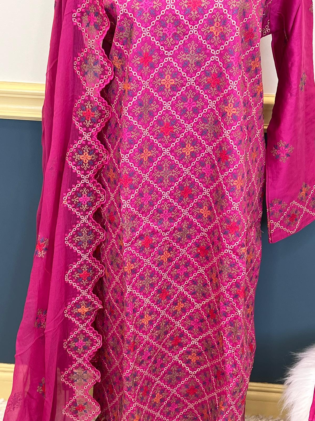 Pakistani Stitched Embroidered luxury lawn Dresses Ready To Ship