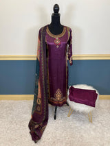 Indian Stitched Embroidered Silk Collection Ready To Ship