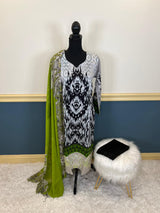 Indian Cotton Stitched Embroidery Suit Ready To Ship