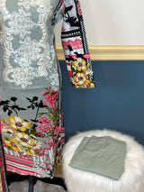 Indian Cotton Stitched Embroidery Suit Ready To Ship